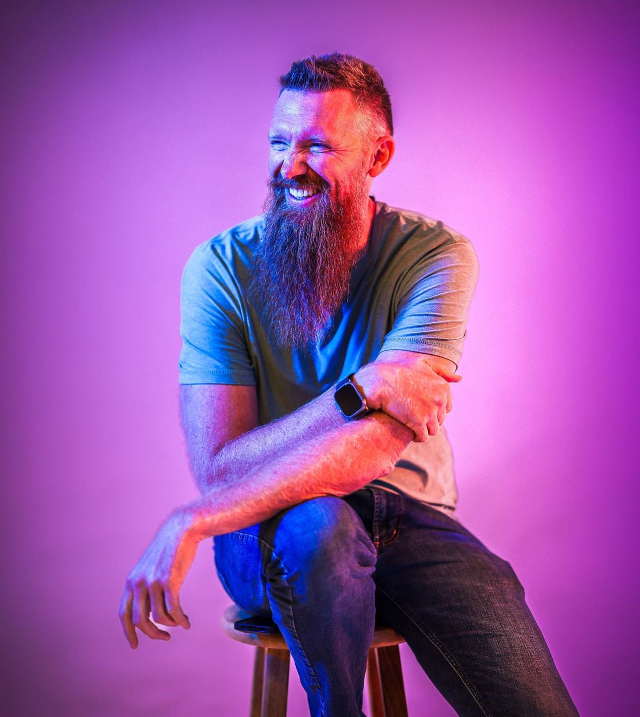 Brandon Turner teaching from the studio