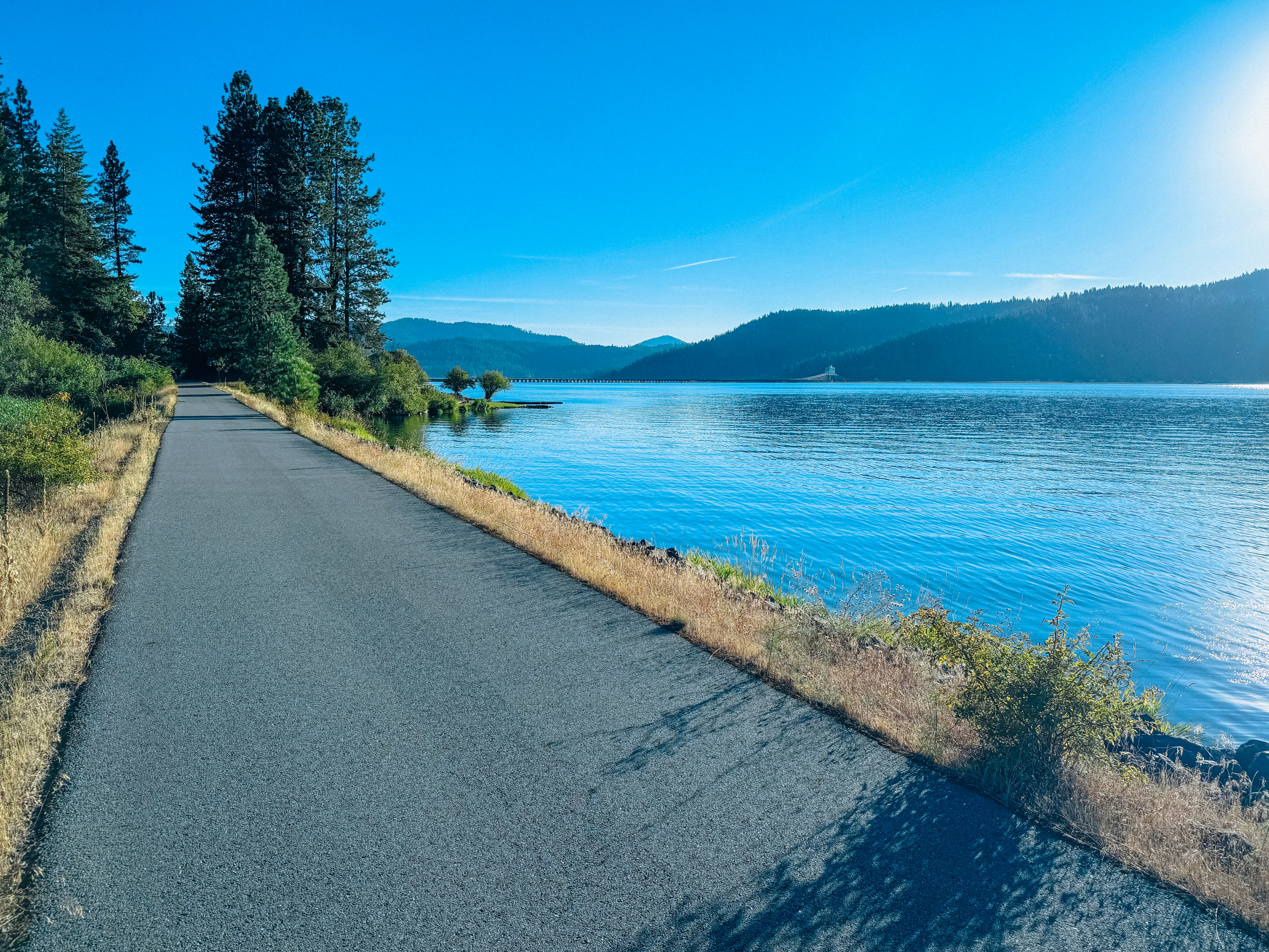 The Centennial Trail along Lake Coeur d&rsquo;Alene