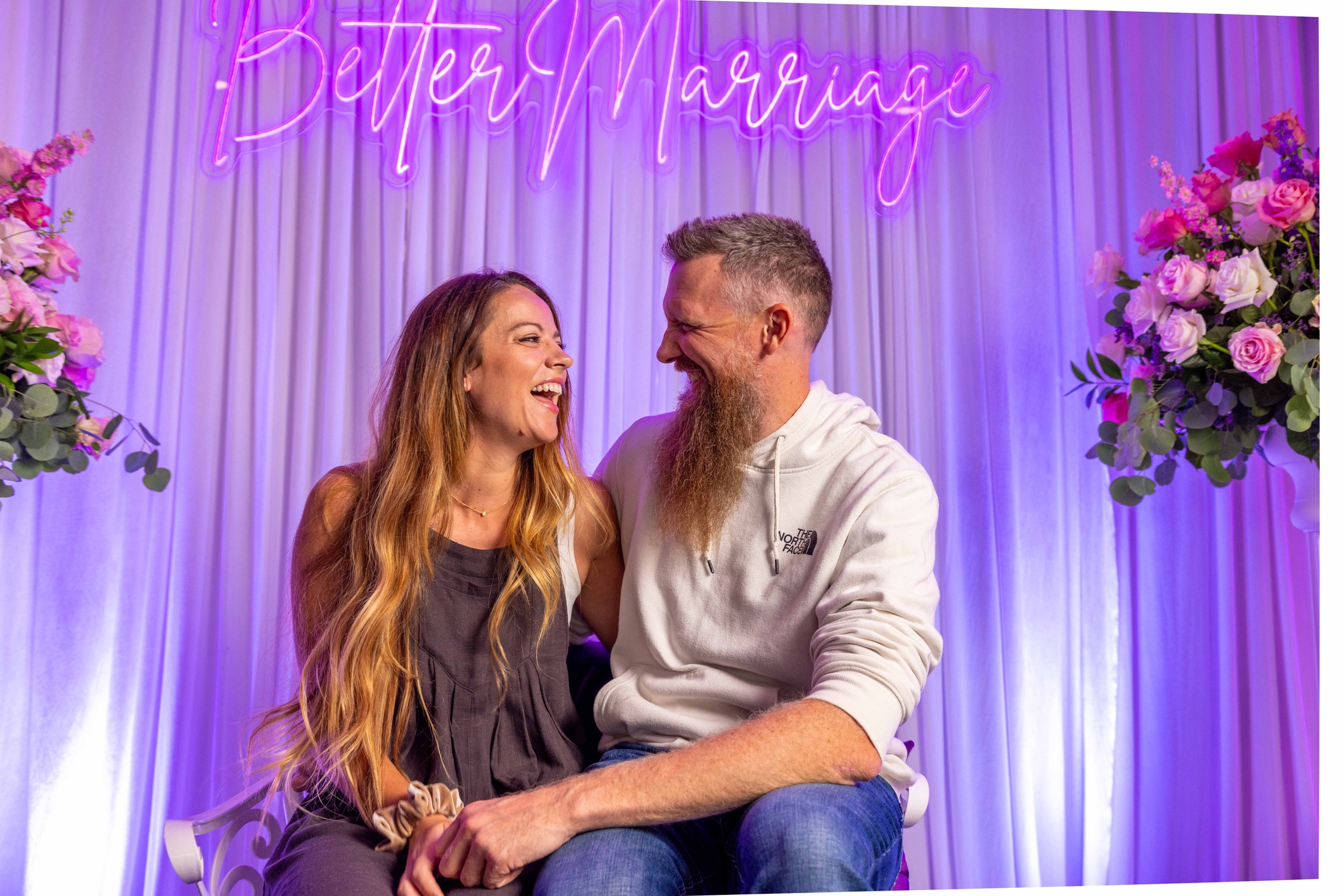 Brandon and Heather Turner laughing together